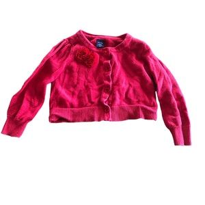 VGUC 12-18 m Gap Red Cardigan Knit Sweater